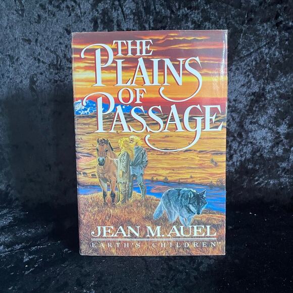 The Plains of Passage by Jean M. Auel | 1990 | 1st Edition Earth Children Series - Picture 1 of 11